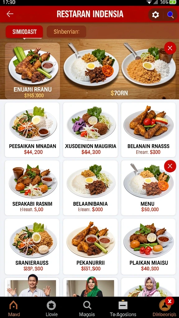 Tampilan antarmuka yang menarik dan mudah digunakan.