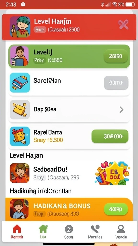 Salah satu level menantang di 66K.