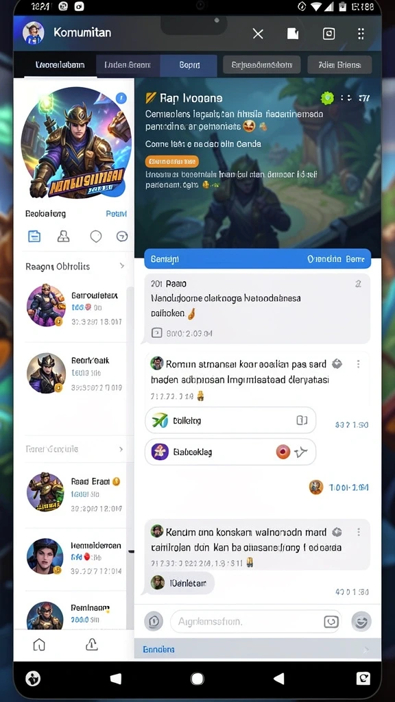 Fasilitas permainan yang bervariasi dan menyenangkan.