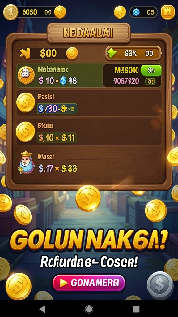 Bonus menarik yang ditawarkan untuk pengguna baru.
