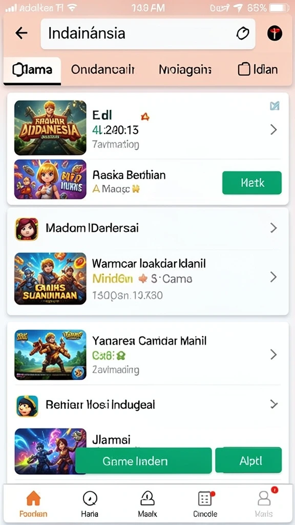 Screenshot menampilkan karakter kustomisasi yang menarik.