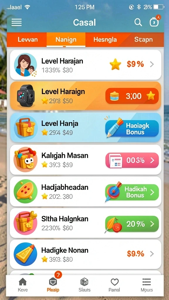 Screenshot menampilkan pemandangan indah dalam AFAF.