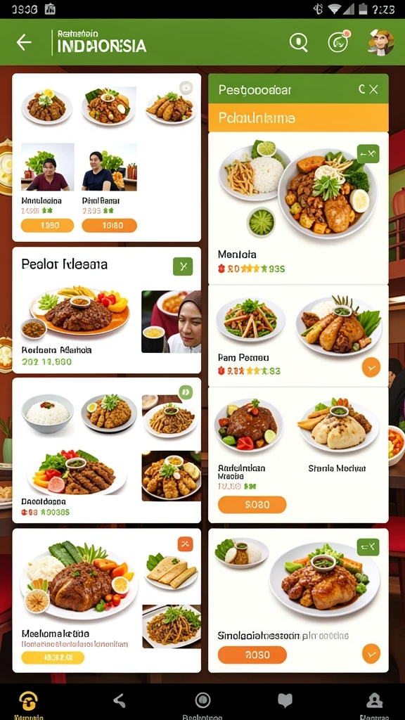 Tampilan antarmuka yang menarik dan user-friendly.
