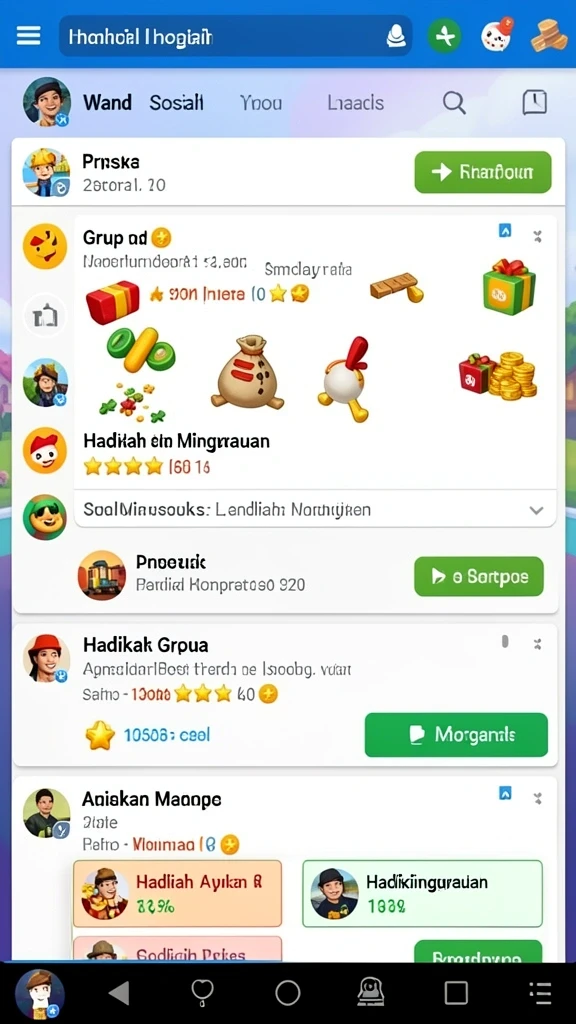 Tampilan antarmuka yang menarik dan mudah digunakan.