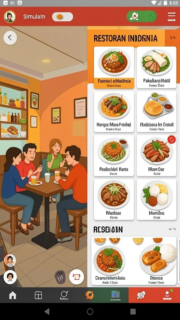 Tangkapan layar menampilkan karakter utama di level menantang.