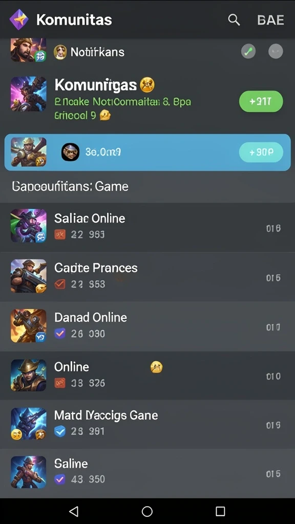 Tangkapan layar menunjukkan mode multiplayer saat bersaing dengan teman.