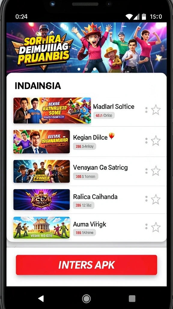 Tampilan awal game dengan grafis yang menakjubkan.