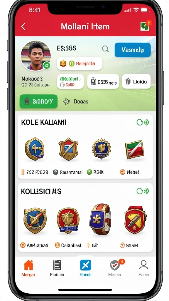 Fitur sosial yang memungkinkan interaksi dengan teman.