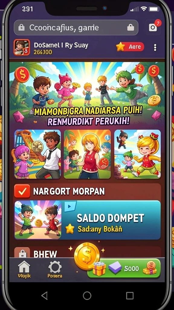 Tampilan antarmuka pengguna yang intuitif.