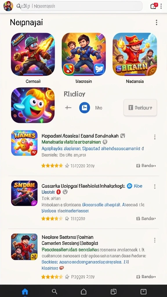 Tampilan level pertama yang menakjubkan.