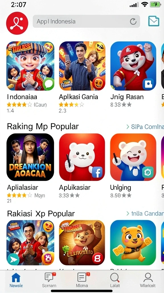 Tampilan antarmuka yang sederhana dan memudahkan navigasi.