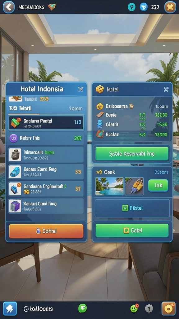 Karakter unik yang membuat permainan semakin seru.