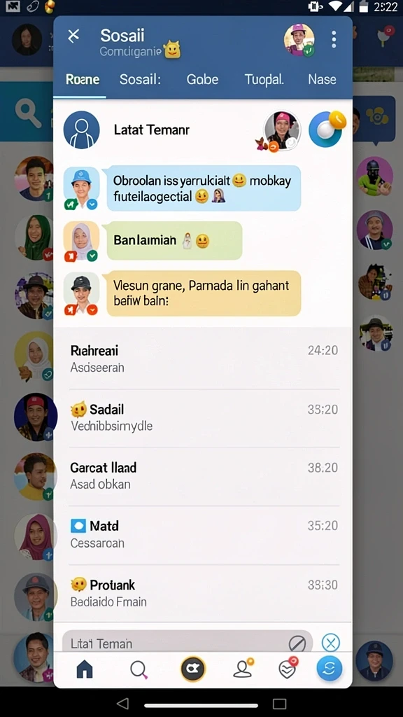 Tampilan antarmuka IDKLUB yang sederhana dan mudah digunakan.