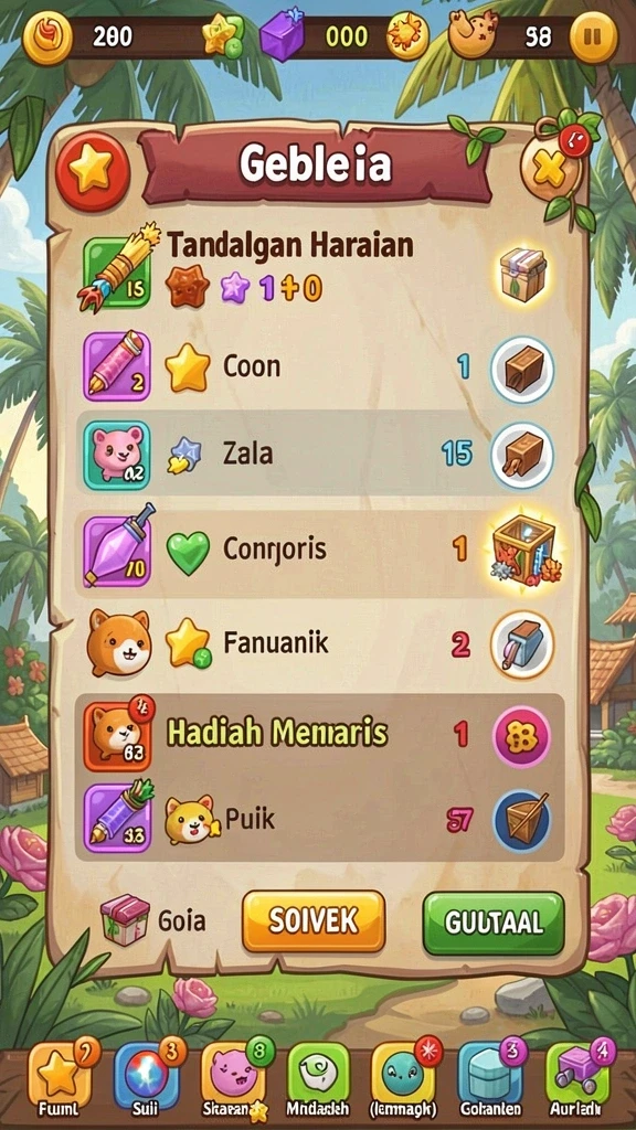 Level baru yang menantang dan seru.