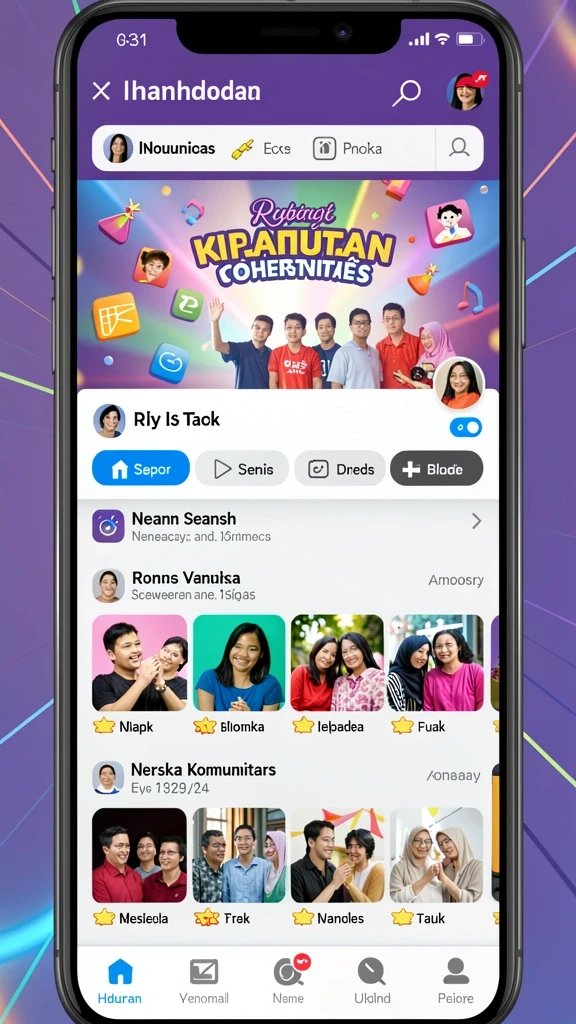Tampilan antarmuka yang menarik dan mudah dinavigasi.