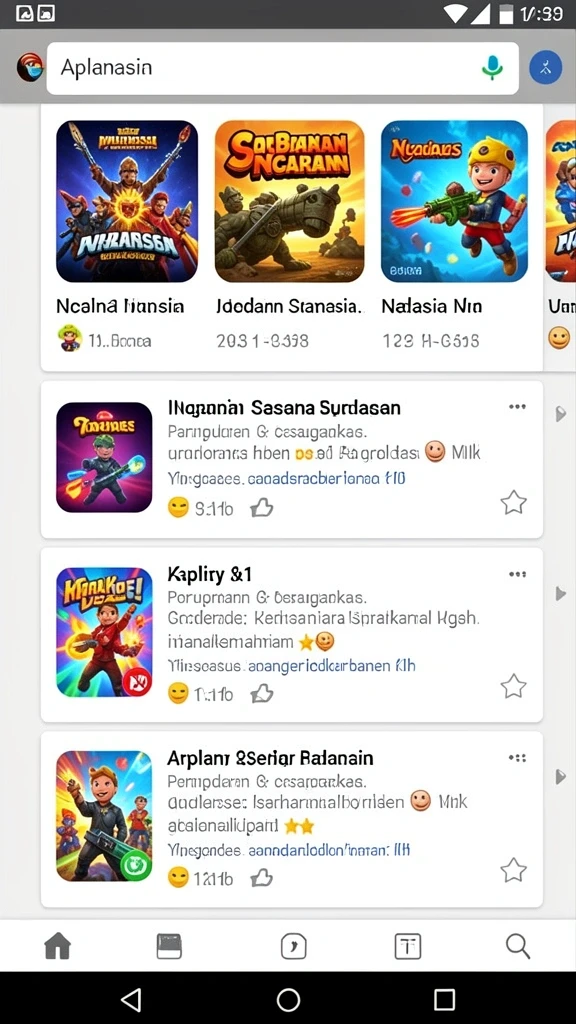 Tampilan grafis yang menawan dan penuh warna.