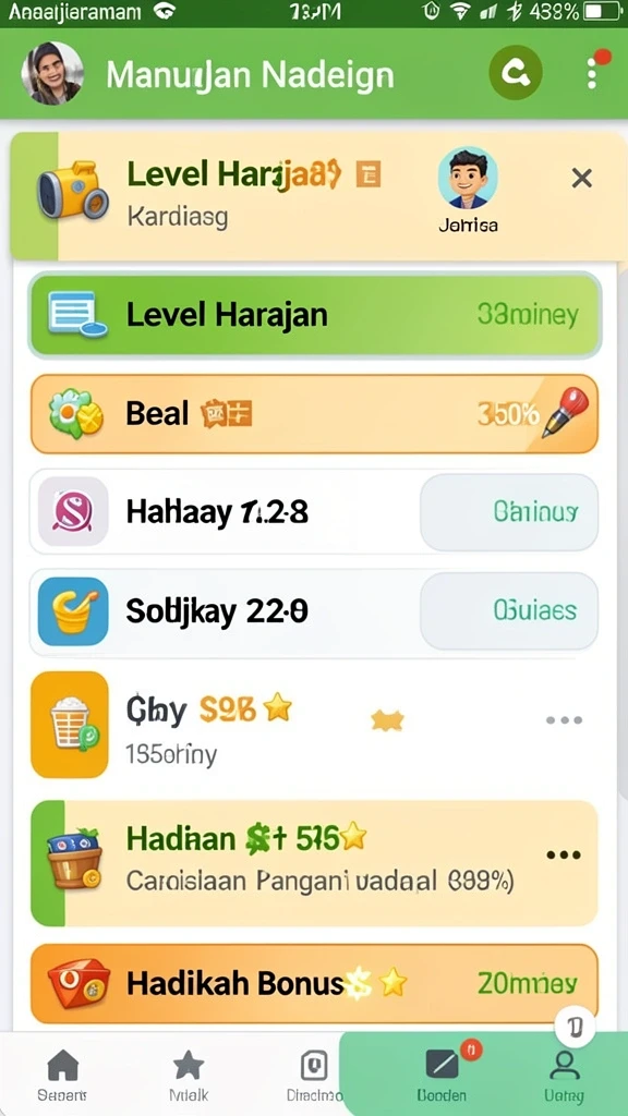 Bonus harian yang menarik untuk meningkatkan peluang bermain.