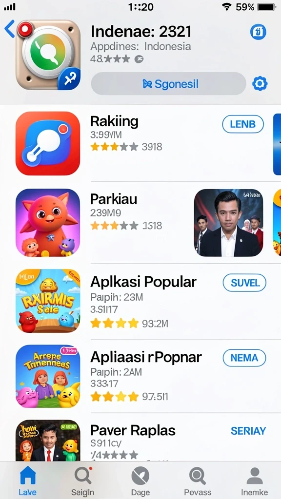Tangkapan layar memperlihatkan hadiah yang diperoleh setelah menyelesaikan level.