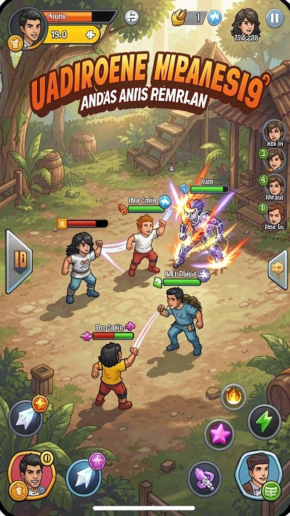 Menampilkan lokasi menarik yang ada di dalam game.