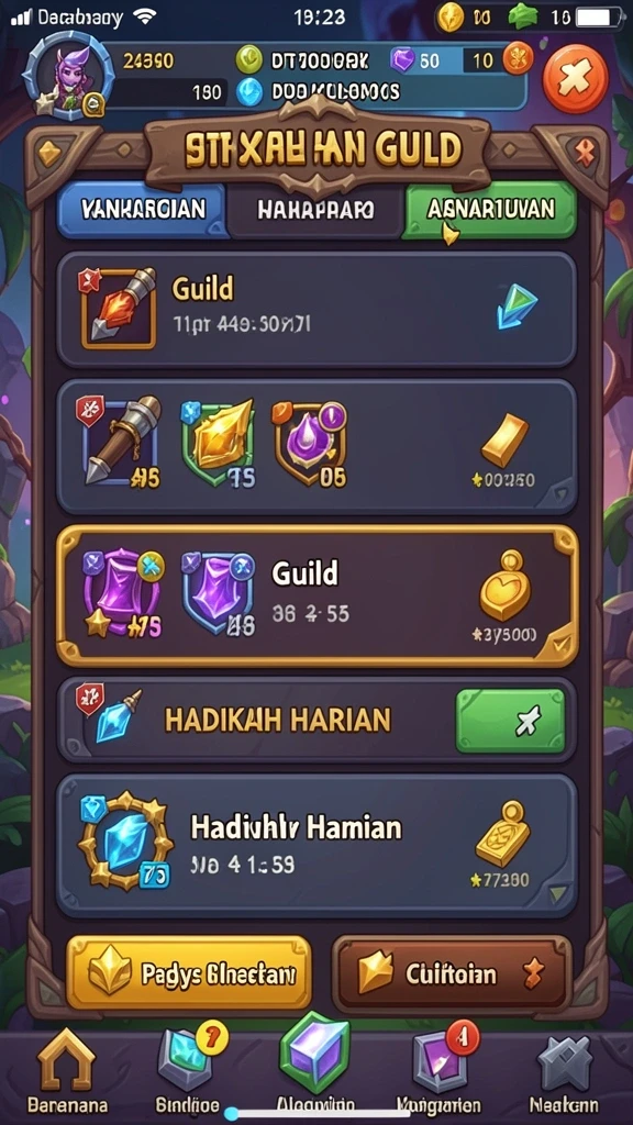 Screenshot menunjukkan karakter utama dalam aksi.