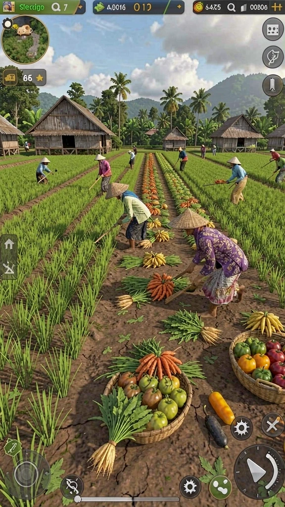 Visual gameplay yang penuh warna dan dinamis.
