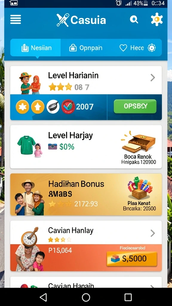 Mode permainan yang beragam dan seru.