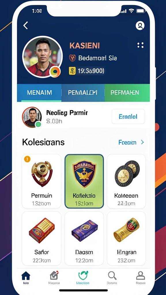 Tampilan beranda aplikasi SIDAKTOTO yang menarik.