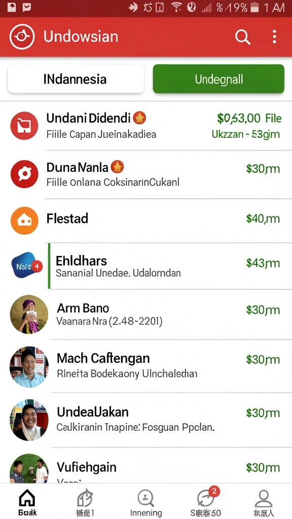 Tampilan karakter yang menarik dan beragam.
