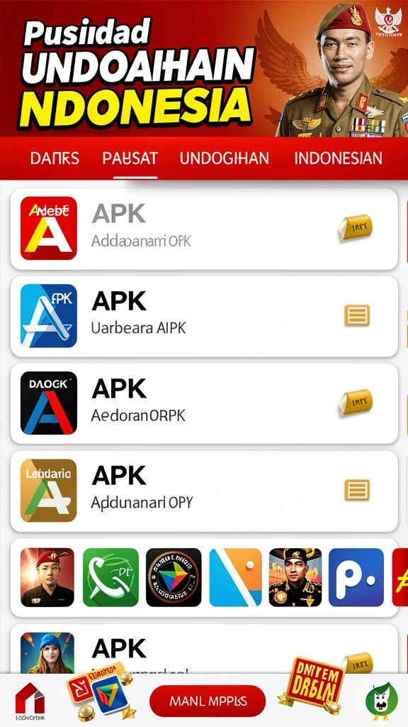 Grafik yang menggugah selera dan memukau mata.