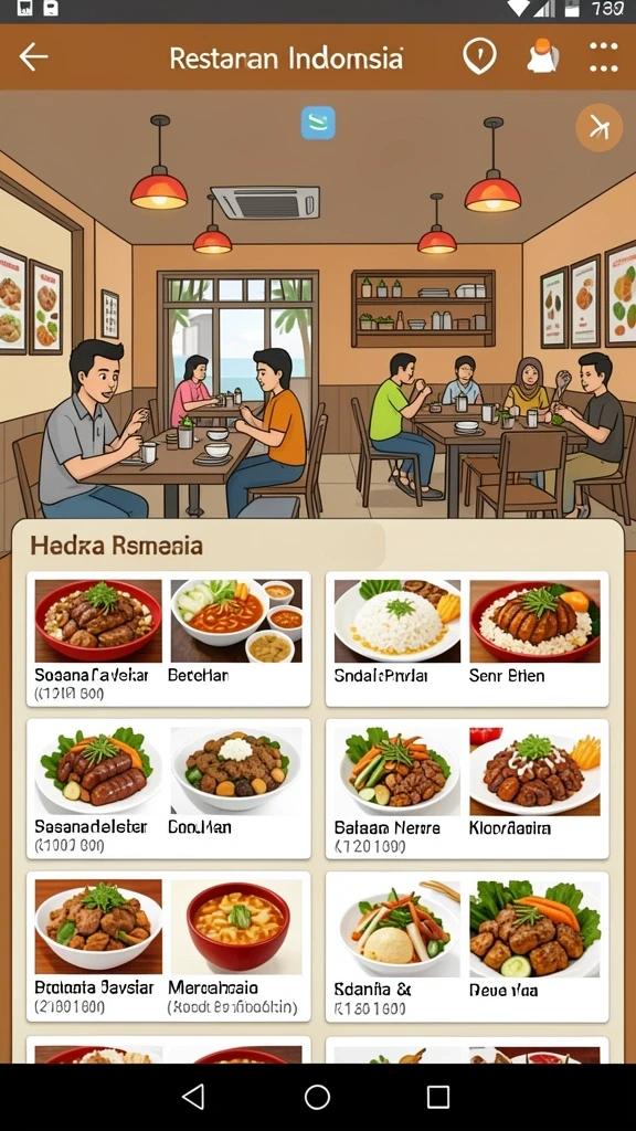 Tampilan antarmuka yang ramah pengguna.