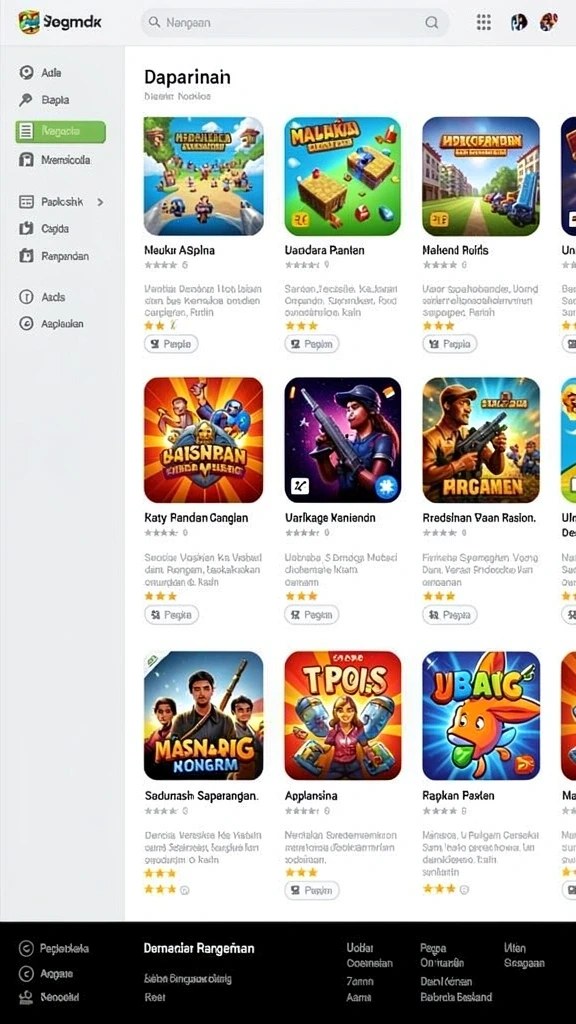Screenshot menampilkan karakter unik dalam pertempuran.